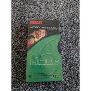 RCA VHS Cassette Tape New Sealed 6-Hoir T120